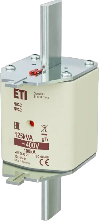 Slika NH3C gTr 180A/400V/125kVA
