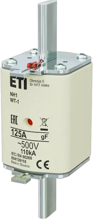 Slika NH1 gF 125A/500V