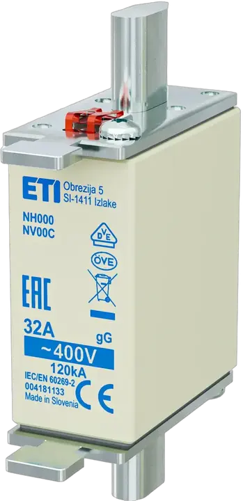 Slika NH000 gG 32A/400V korr.