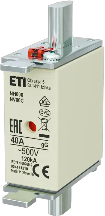 Slika NH000 gG 40A/500V