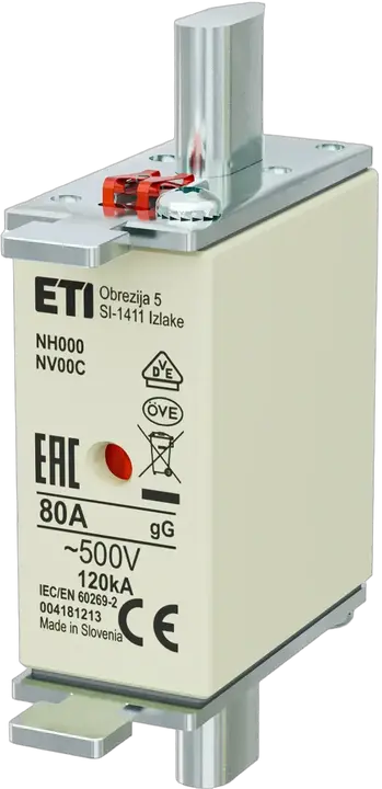 Slika NH000 gG 80A/500V