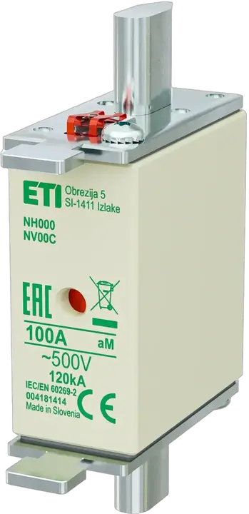 Slika NH000 aM 100A/500V