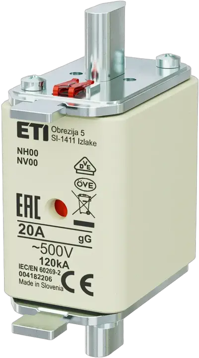 Slika NH00 gG 20A/500V