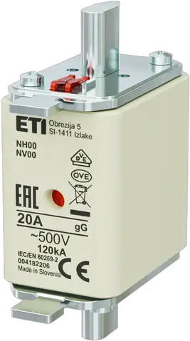 NH00 gG 20A/500V