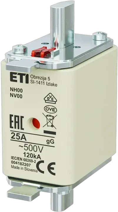 Slika NH00 gG 25A/500V