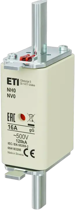 Slika NH0 gG 16A/500V