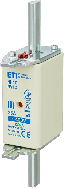 Slika NH1C gG 25A/400V korr.