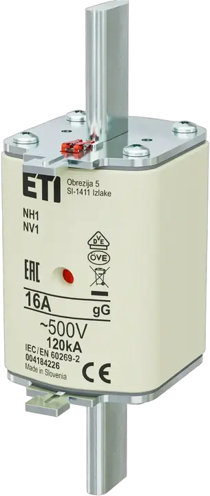 Slika NH1 gG 16A/500V