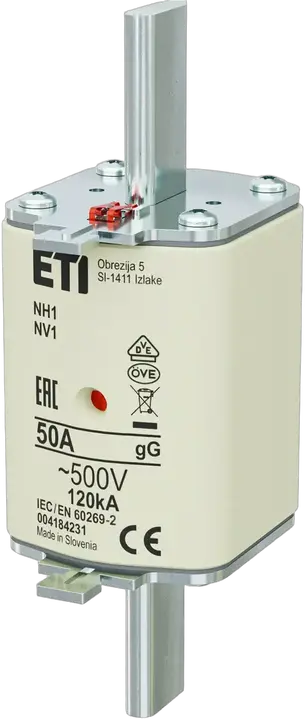 Slika NH1 gG 50A/500V
