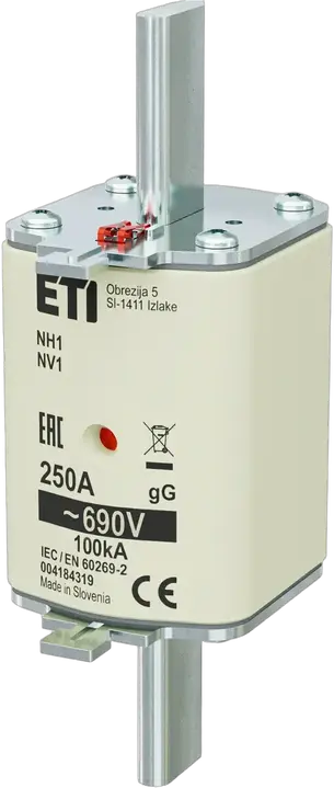 Slika NH1 gG 250A/690V