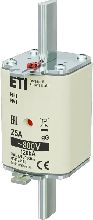 Slika NH1 gG 25A/800V