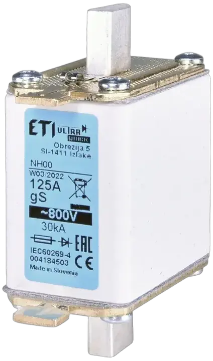 Slika NH00 gS 100A/800V