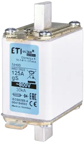 Slika NH00 gS 100A/800V
