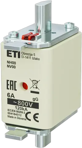 Slika NH00 gG 6A/800V