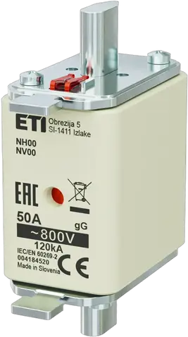 Slika NH00 gG 50A/800V