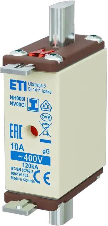 Slika NH000/I gG 10A/400V