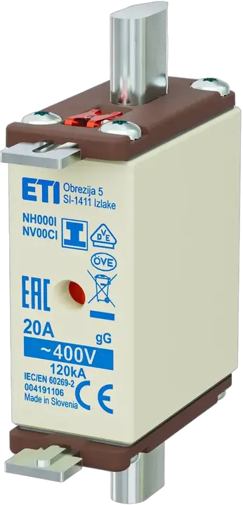 Slika NH000/I gG 20A/400V