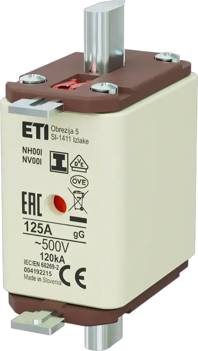 Slika NH00/I gG 125A/500V