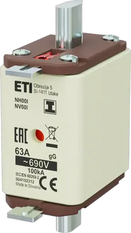 NH00/I gG 63A/690V