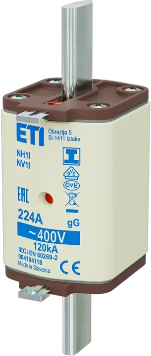 Slika NH1/I gG 224A/400V