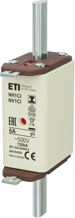 Slika NH1C/I gG 6A/500V