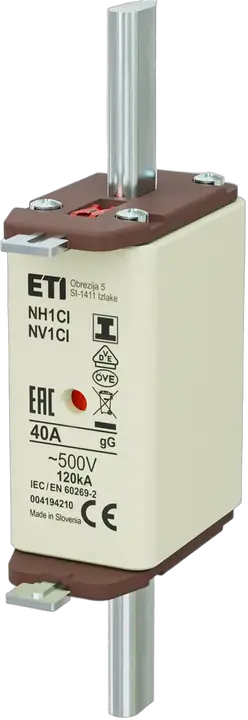 Slika NH1C/I gG 40A/500V