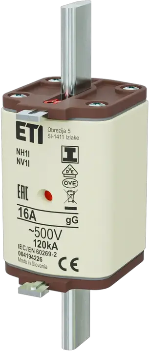 Slika NH1/I gG 16A/500V