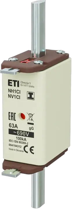 Slika NH1C/I gG 63A/690V