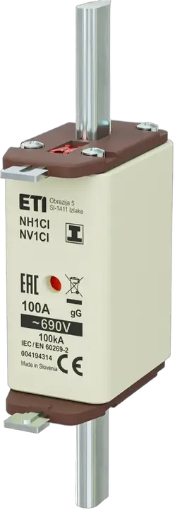 Slika NH1C/I gG 100A/690V