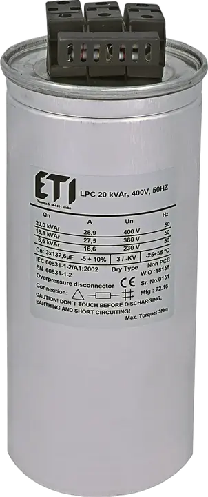 Slika LPC 20 kVAr, 400V, 50Hz