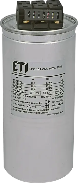 Slika LPC 15 kVAr, 440V, 50Hz