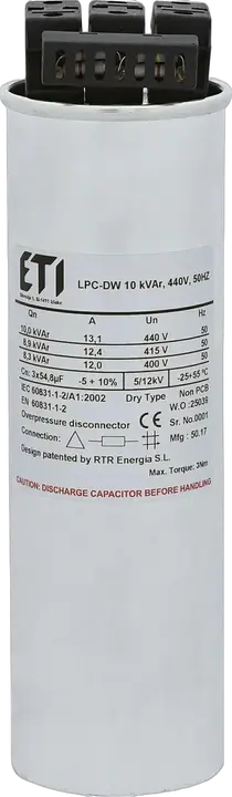 Slika LPC-DW 10 kVAr, 440V, 50HZ