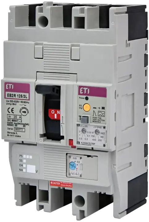 Slika EB2R 125/3L 20A 3P
