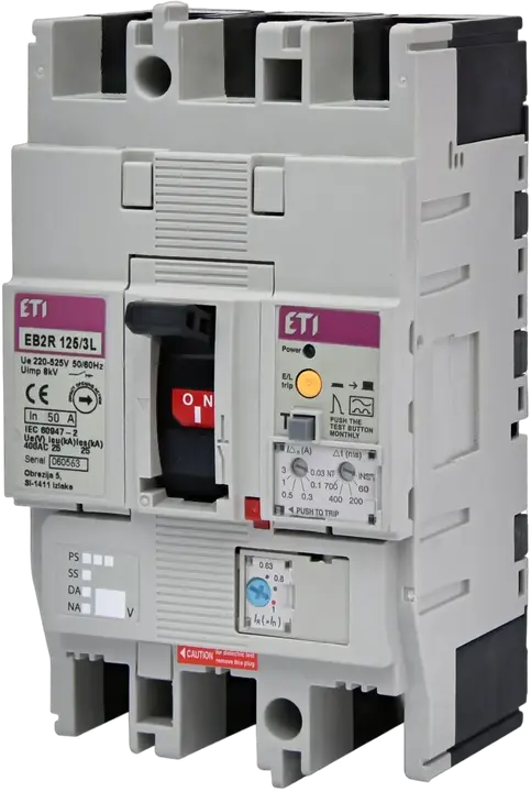 Slika EB2R 125/3L 50A 3P