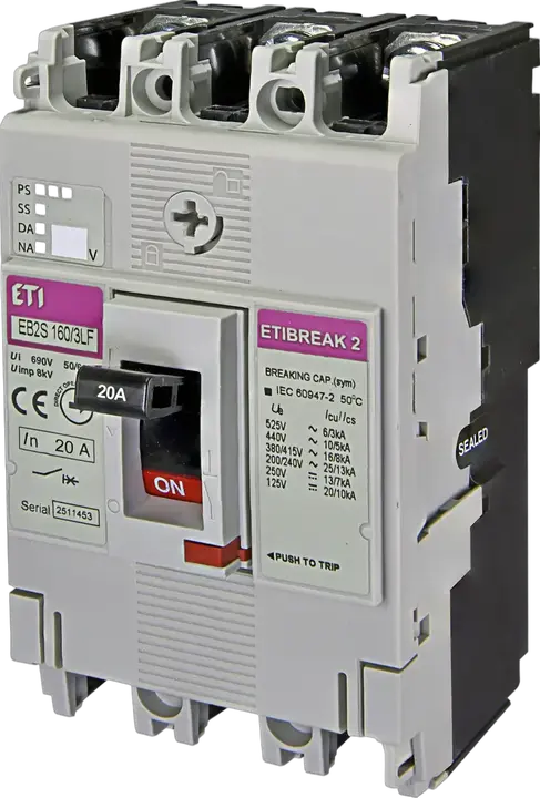 Slika EB2S 160/3LF 20A 3p