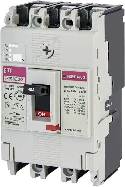 Slika EB2S 160/3SF 40A 3p