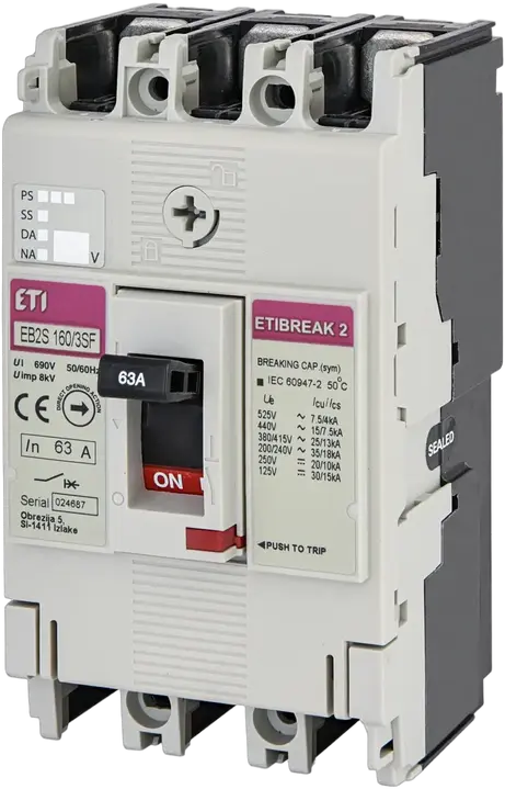 Slika EB2S 160/3SF 63A 3p