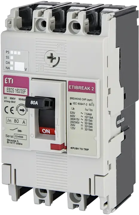 Slika EB2S 160/3SF 80A 3p