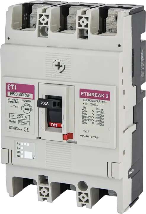Slika EB2S 250/3SF 200A 3p