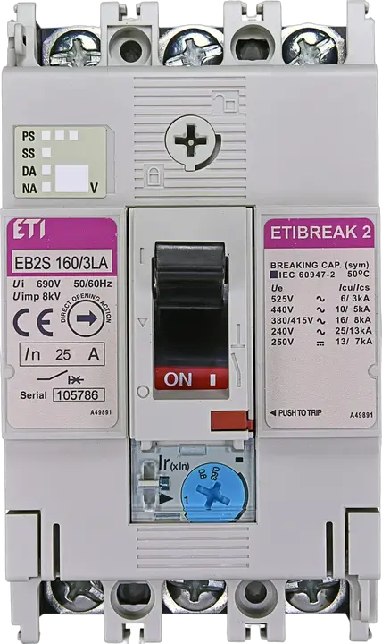 Slika EB2S 160/3LA 25A 3p