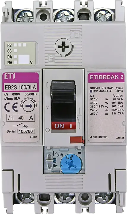 Slika EB2S 160/3LA 40A 3p