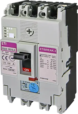 EB2S 160/3LA 100A 3p