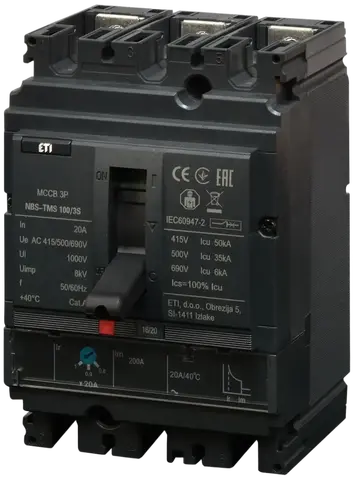 Slika NBS-TMS 100/3S  20A 3P