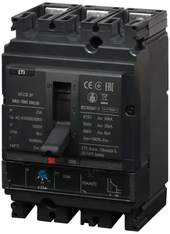 Slika NBS-TMS 100/3S  25A 3P