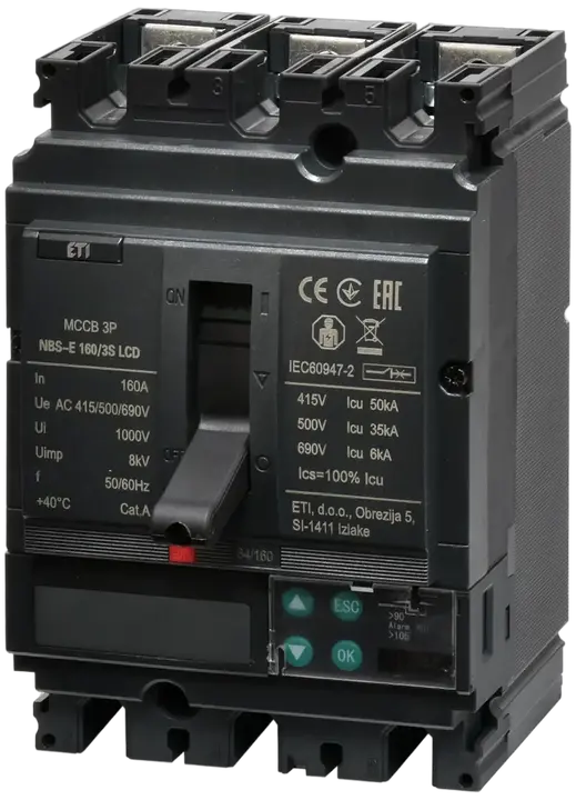 Slika NBS-E 160/3S LCD 160A 3P