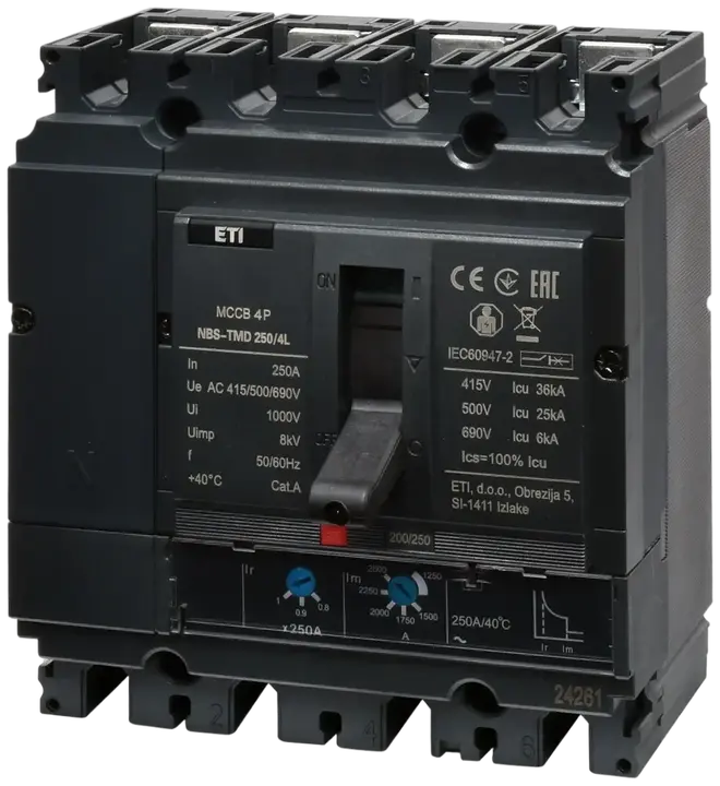 Slika NBS-TMD 250/4L 200A 4P