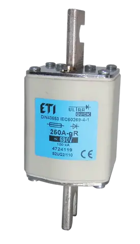 NHS1/110 UQ2 gR 125A/690V