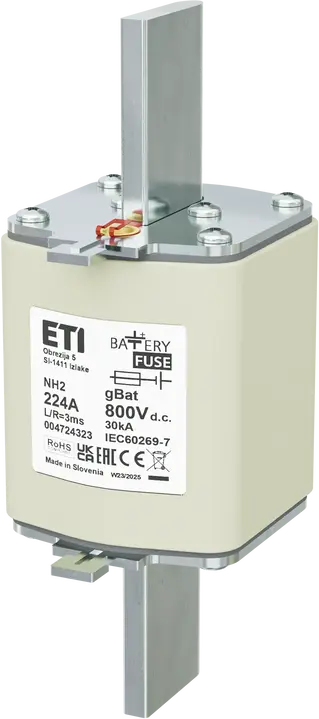 Slika NH2 gBat 224A/800V DC