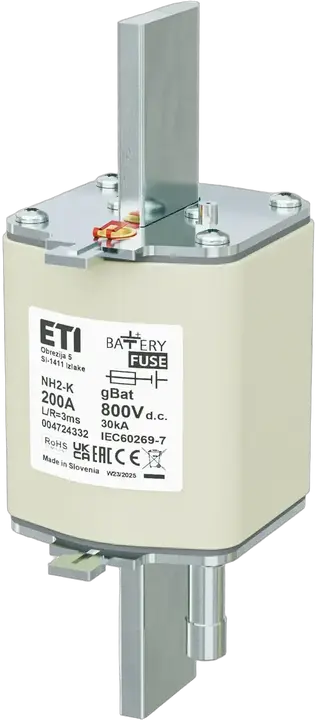 Slika NH2/K gBat 200A/800V DC