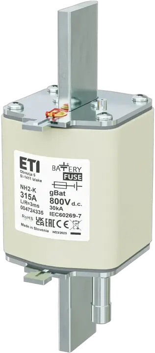 Slika NH2/K gBat 315A/800V DC